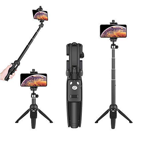Zorrlla Selfie Stick Tripod, 40 inch Extendable Selfie Stick with Tripod, Phone Tripod with Wireless Remote Shutter Compatible with iPhone Xs Max Xr X 8 7 6 6s 5 Plus, Android, Samsung Galaxy and more - zorrlla