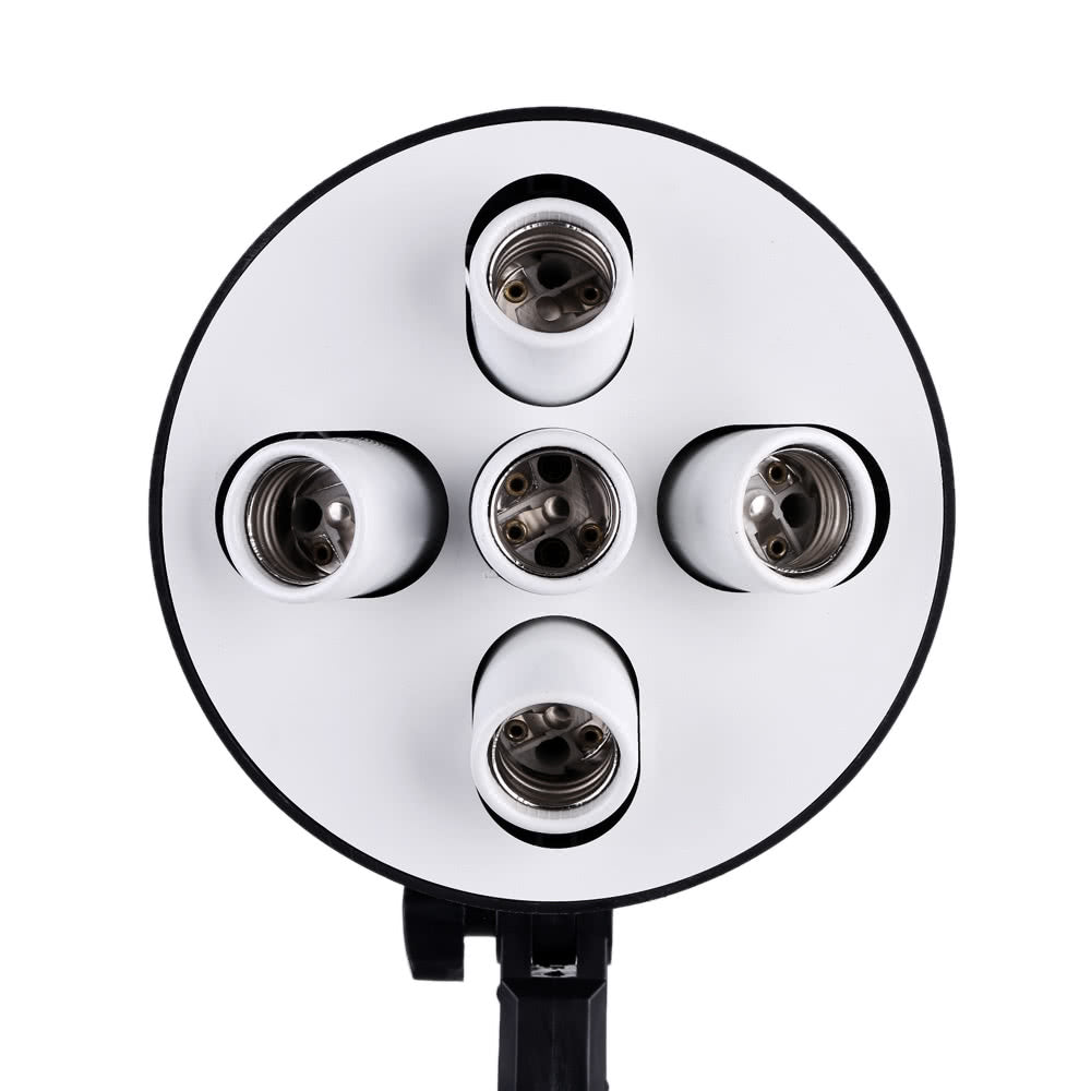 5 in 1 E27 Base Socket Light Lamp Bulb Holder Adapter - zorrlla