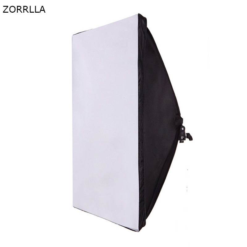 50*70CM Softbox Lighting Photography Studio Lights Continuous Lighting Kit for Portraits and Video Shooting With Carry bag - zorrlla