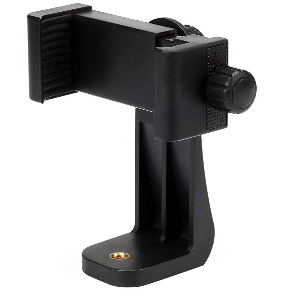Vastar Universal Smartphone Tripod Adapter Cell Phone Holder Mount Adapter, Fits iPhone, Samsung, and all Phones, Rotates Vertical and Horizontal, Adjustable Clamp - zorrlla
