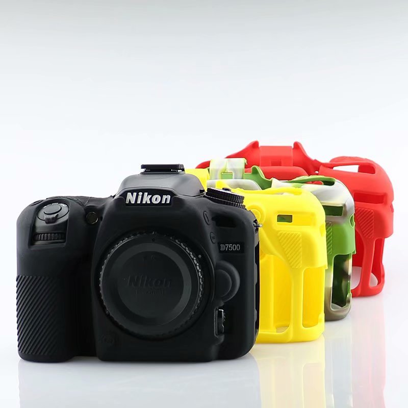 Nice Soft Silicone Rubber Camera Protective Body Cover Case Skin For Nikon D5500 D5600 Camera Bag - zorrlla