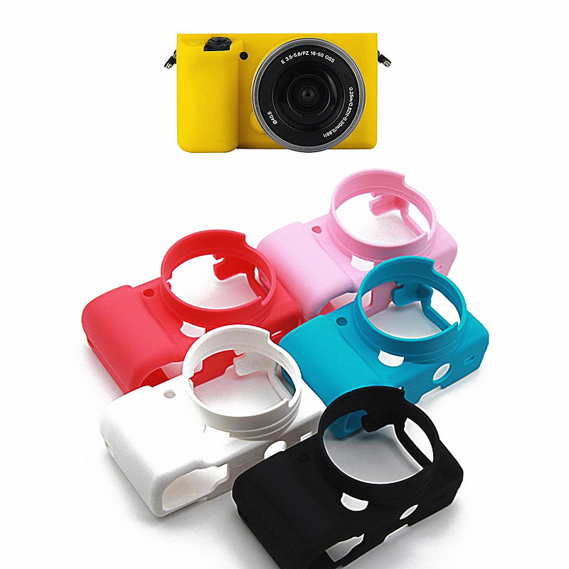 Zorrlla Silicone Rubber Camera Bag Protective Body Cover Case For Sony A5100/A5000 Camera protection sleeve - zorrlla
