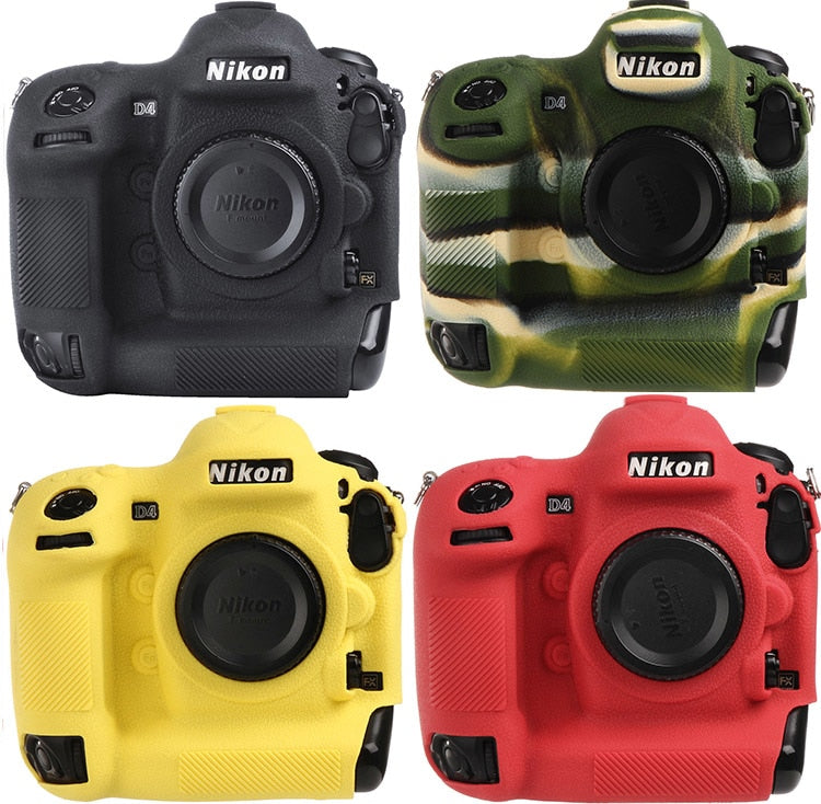 Lightweight Camera Bag Case Protective Cover for NIKON D4 D4S Black Camouflage yellow red colour - zorrlla