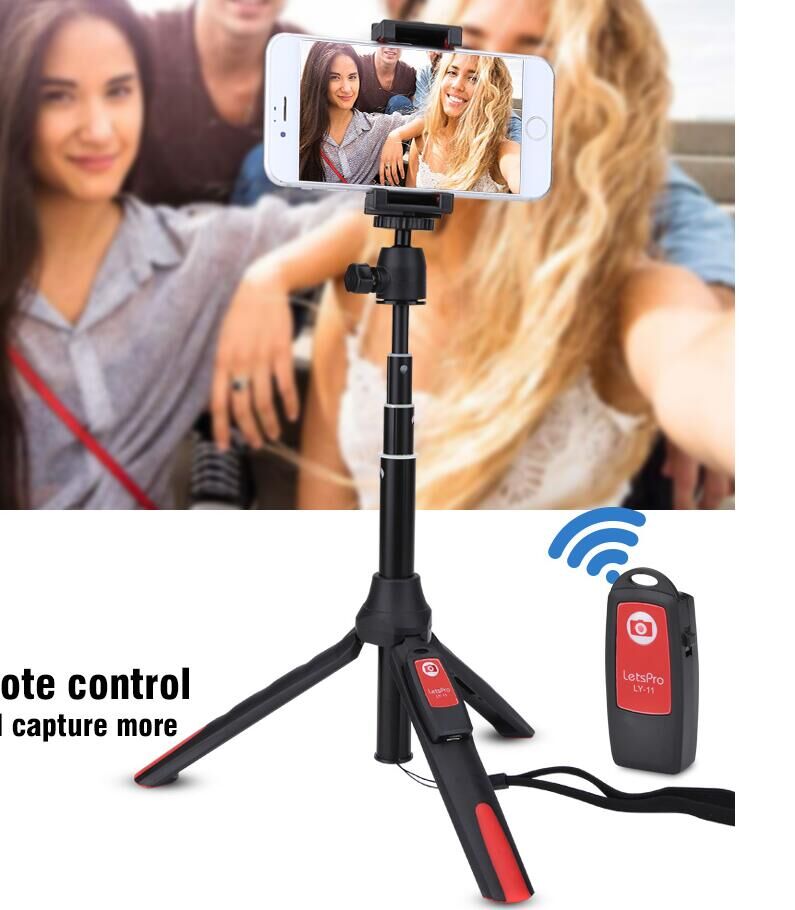 Phone Bluetooth Selfie Tripod Mini Desktop Broadcast Stand Multi-function Self-timer Stand - zorrlla