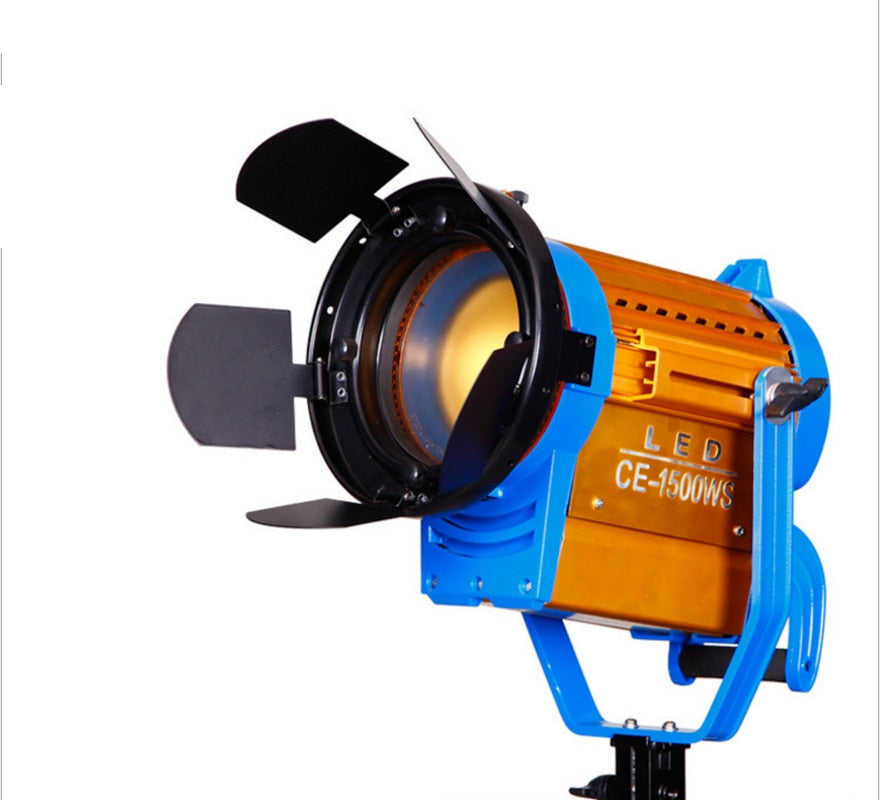 Wireless Remote + Bi-color CE-1500WS LED Fresnel Video Spotlight Light - zorrlla