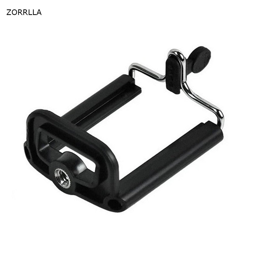 Zorrlla Universal Phone Holder for Tripod Connection Mobile Phone Tripod Monopod Adaptor Clip Mount for iPhone X 8 7 6 plus - zorrlla